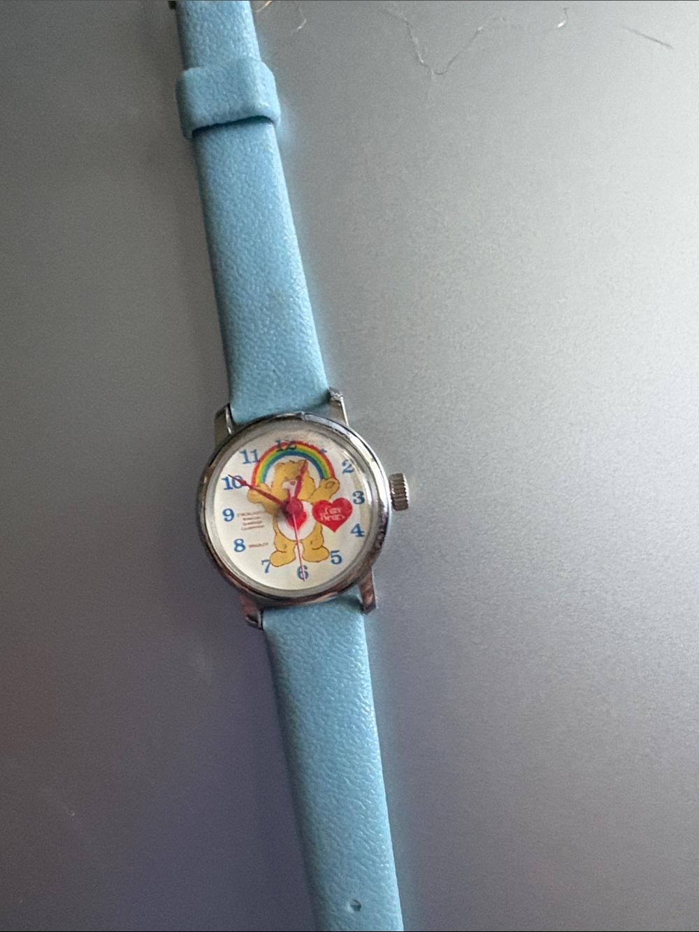 Care Bear watch from the 80s EXC shape wind and works Bradley Time Hong Kong - Picture 2 of 7